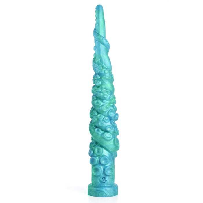 Sinnovator Kraken Double Tentacle Depth Training Platinum Silicone Dildo 12.2 Inches to 24.2 Inches (3 Sizes) | UberKinky